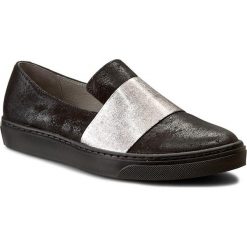Półbuty SERGIO BARDI - Greta FW1269517AF 201. Czarne półbuty damskie skórzane marki Sergio Bardi, w paski. W wyprzedaży za 189,00 zł.