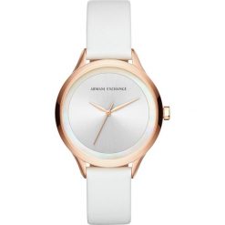 Zegarek ARMANI EXCHANGE - Harper AX5604 White/Rose Gold. Białe zegarki damskie marki Armani Exchange. Za 589,00 zł.