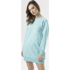 Miętowa Sukienka Callirei. Zielone sukienki damskie Born2be, xl, bez wzorów, z dzianiny, bez kołnierzyka, bez rękawów. W wyprzedaży za 64,99 zł.