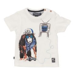 North Pole Koszulka Chłopięca 98 Biała. Białe t-shirty chłopięce North Pole, bez wzorów, bez rękawów. Za 43,00 zł.
