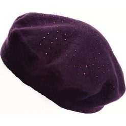 Fioletowy Beret Parisian. Fioletowe czapki damskie marki other. Za 14,99 zł.