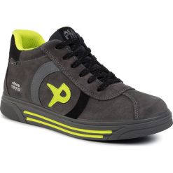 Sneakersy PRIMIGI - GORE-TEX 4375833 D Grig. Szare trampki chłopięce Primigi, bez wzorów, z zamszu, na sznurówki. W wyprzedaży za 259,00 zł.