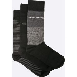 John Frank - Skarpety (3-pack). Czarne skarpetki męskie marki John Frank, z bawełny. W wyprzedaży za 27,90 zł.
