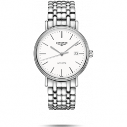 LONGINES Présence L4.922.4.12.6. Szare zegarki męskie LONGINES, srebrne. Za 5690,00 zł.