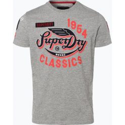 Superdry - T-shirt męski, szary. Szare t-shirty męskie z nadrukiem Superdry, m. Za 149,95 zł.