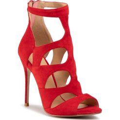 Sandały EVA LONGORIA - EL-06-01-000039 208. Czerwone klapki damskie Eva Longoria, bez wzorów, ze skóry, bez obcasa. W wyprzedaży za 339,00 zł.
