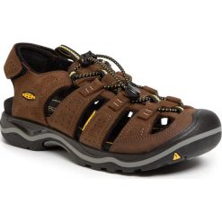 Sandały KEEN - Rialto II 1021370 Bison/Black. Pomarańczowe klapki męskie Keen, ze skóry, bez zapięcia. W wyprzedaży za 439,00 zł.