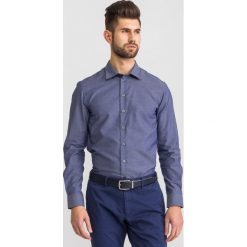 Granatowa koszula Armani Collezioni. Niebieskie koszule męskie m, z bawełny. Za 179,70 zł.