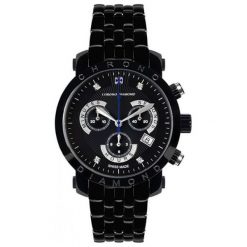 Chrono Diamond Zegarek Męski 10600g Herrenuhr Nestor. Czarne zegarki męskie Chrono Diamond, ze stali nierdzewnej. W wyprzedaży za 1339,00 zł.