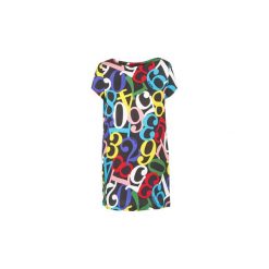 Sukienki krótkie Love Moschino ALEJO. Szare sukienki mini marki Love Moschino, z krótkim rękawem. Za 762,30 zł.