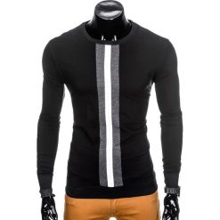 Bejsbolówki męskie: BLUZA MĘSKA BEZ KAPTURA B808 – CZARNA