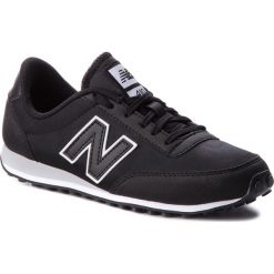 Sneakersy NEW BALANCE - U410KWG Czarny. Czarne półbuty damskie New Balance, na co dzień, bez wzorów, ze skóry ekologicznej, bez obcasa, na płaskiej podeszwie, bez zapięcia. W wyprzedaży za 209,00 zł.