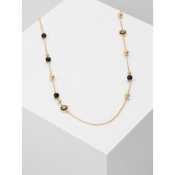 Naszyjniki damskie: Tory Burch RAISED LOGO ROSARY Naszyjnik black/goldcoloured