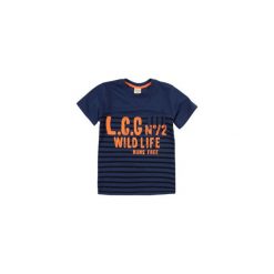T-shirty chłopięce z krótkim rękawem: t-shirt krótki rękaw chłopięcy z nadrukiem, w paski