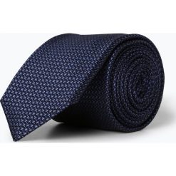 OLYMP Luxor modern Fit - Męski krawat z jedwabiu, niebieski. Niebieskie krawaty męskie OLYMP Luxor modern Fit. Za 129,95 zł.