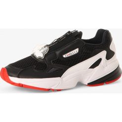 Adidas Originals - Tenisówki damskie – Falcon Zip, czarny. Czarne trampki i tenisówki damskie adidas Originals, bez wzorów, bez zapięcia. Za 529,95 zł.
