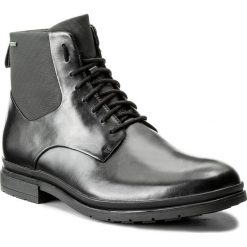 Kozaki CLARKS - Londonpace Gtx GORE-TEX 261269287 Black Leather. Czarne botki męskie Clarks, z gore-texu. Za 669,00 zł.