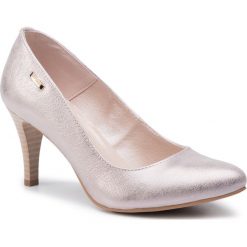 Szpilki LASOCKI - 355-01 Pink. Różowe półbuty damskie Lasocki, bez wzorów, ze skóry, bez obcasa, na obcasie, bez zapięcia. Za 189,99 zł.