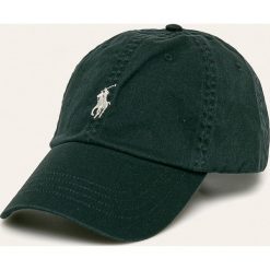 Polo Ralph Lauren - Czapka. Szare czapki męskie Polo Ralph Lauren, bez wzorów, z bawełny. W wyprzedaży za 139,90 zł.