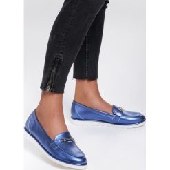Niebieskie Mokasyny Leisure. Niebieskie mokasyny damskie Renee. Za 39,99 zł.