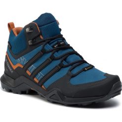 Buty adidas - Terrex Swift R2 Mid Gtx GORE-TEX G26551 Legmar/Cblack/Teccop. Niebieskie buty sportowe męskie Adidas, ze skóry ekologicznej, bez zapięcia, outdoorowe, adidas terrex, gore-tex. Za 679,00 zł.