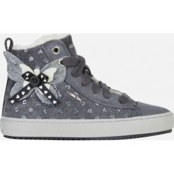 Geox buty dziewczęce za kostkę J KALISPERA GIRL 28 szare. Szare buty dziewczęce sportowe Geox, bez wzorów, z zamszu, za kostkę, bez zapięcia. Za 329,00 zł.