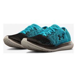 Under Armour Threadborne Blur Tenisówki Czarny Niebieski. Niebieskie trampki męskie Under Armour, bez wzorów, z materiału, bez zapięcia. Za 567,95 zł.