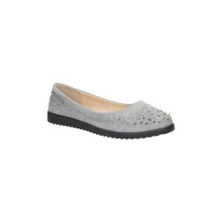 Baleriny damskie: Baleriny Casu Czarne baleriny z nitami SJ1778-2