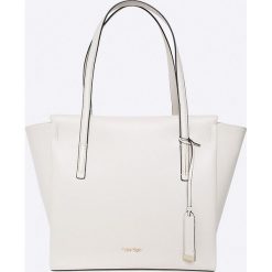 Calvin Klein Jeans - Torebka. Szare torebki klasyczne damskie marki Calvin Klein Jeans, z jeansu, duże. W wyprzedaży za 459,90 zł.