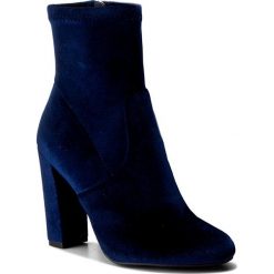 Botki STEVE MADDEN - Editt Ankle Boot 91000022-0W0-09003-04002 Navy. Niebieskie botki damskie na obcasie marki Steve Madden, z materiału, eleganckie, na zamek. W wyprzedaży za 299,00 zł.