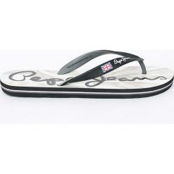 Pepe Jeans - Japonki. Czarne kapcie męskie marki Pepe Jeans, z jeansu. W wyprzedaży za 69,90 zł.