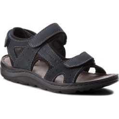 Sandały LASOCKI FOR MEN - MI18-877B Granatowy. Niebieskie klapki męskie Lasocki For Men, ze skóry, bez zapięcia. Za 119,99 zł.