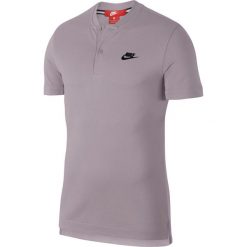 Nike Polo Koszulka Fioletowy. Fioletowe podkoszulki męskie Nike, xl, bez wzorów, z bawełny, bez rękawów. Za 206,95 zł.