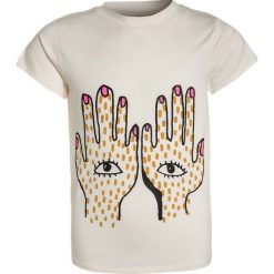 Soft Gallery AULONA Tshirt z nadrukiem gardenia. Białe t-shirty damskie marki Soft Gallery, z nadrukiem, z elastanu. Za 169,00 zł.
