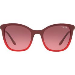 Vogue Eyewear - Okulary 0VO5243SB. Czerwone okulary przeciwsłoneczne damskie marki VOGUE Eyewear. W wyprzedaży za 399,90 zł.
