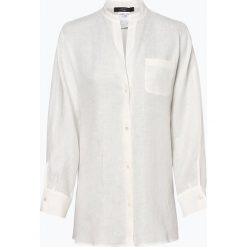 Weekend Max Mara - Damska bluzka lniana, beżowy. Brązowe bluzki damskie Weekend Max Mara, bez wzorów, eleganckie, bez kołnierzyka, bez rękawów. Za 649,95 zł.