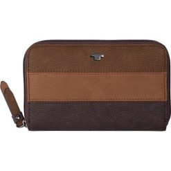 Tom Tailor portfel damski Miri Stripes Wallet brązowy. Pomarańczowe portfele damskie Tom Tailor, w paski. Za 179,00 zł.