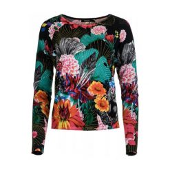 Swetry klasyczne damskie: Desigual Sweter Damski Hawai Xs Czarny