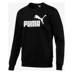 Puma Essentials Fleece Bluza Czarny. Czarne bluzy męskie Puma, s, z nadrukiem, z bawełny, bez kołnierzyka, bez rękawów, bez kaptura. Za 206,95 zł.