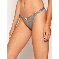 Stringi Emporio Armani 163759 0A317 06749. Szare stringi damskie Emporio Armani, xl, bez wzorów. Za 129,00 zł.