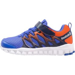 Reebok REALFLEX TRAIN 4.0 Obuwie treningowe acid blue/navy/lava. Niebieskie buty sportowe chłopięce marki Reebok, z materiału. Za 169,00 zł.