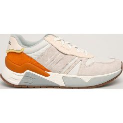 Diesel - Buty. Brązowe sneakersy męskie Diesel, z gumy, na sznurówki. W wyprzedaży za 579,90 zł.