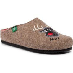 Kapcie DR. BRINKMANN - 320612 Beige 8. Pomarańczowe klapki damskie Dr. Brinkmann, bez wzorów, z tworzywa sztucznego, bez obcasa. Za 139,00 zł.