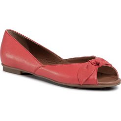 Półbuty LASOCKI - WI23-SORANA-01 Red. Czerwone baleriny damskie Lasocki, bez wzorów, ze skóry, bez obcasa. Za 129,99 zł.