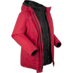 Kurtka funkcyjna outdoorowa 3 w 1 bonprix ciemnoczerwono-czarny. Czerwone bomberki damskie bonprix, s. Za 319,99 zł.