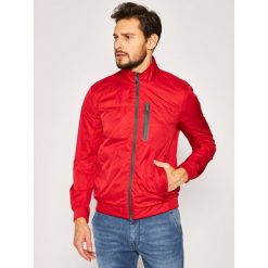 Kurtka bomber Geox Ponza M0221E T2446 F7187. Czerwone kurtki męskie Geox, m, bez wzorów, z poliesteru, bez kaptura. Za 769,00 zł.