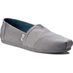 Creepersy damskie: Półbuty TOMS - Classic 10010772 Steel Grey Microfiber Monochrome