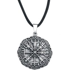 EtNox Magic and Mystic Viking Compass Naszyjnik srebrny. Szare naszyjniki męskie marki etNox Magic and Mystic, srebrne. Za 121,90 zł.
