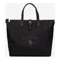 U.S. Polo Assn Patterson Torebka Czarny. Czarne torebki klasyczne damskie U.S. Polo Assn., w paski, z materiału, bez dodatków. Za 412,95 zł.