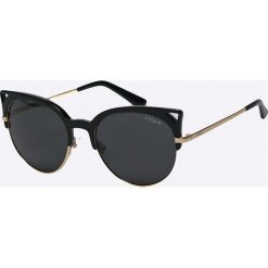 Vogue Eyewear - Okulary. Czarne okulary przeciwsłoneczne damskie marki VOGUE Eyewear. W wyprzedaży za 349,90 zł.